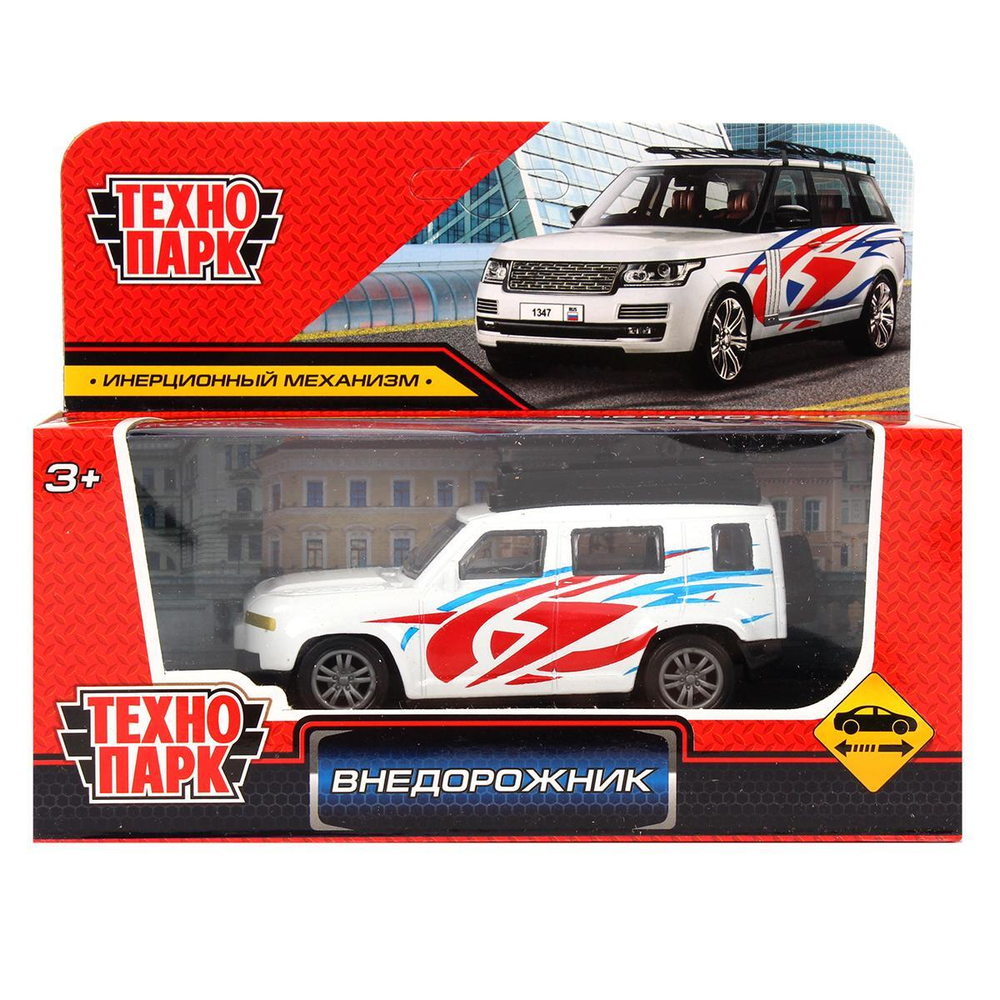 Модель ин. мет. "Внедорожник спорт" 10,5см. 2107C051-R/335026 (Технопарк)