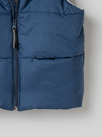 Жилет утепленный с капюшоном "Деним"