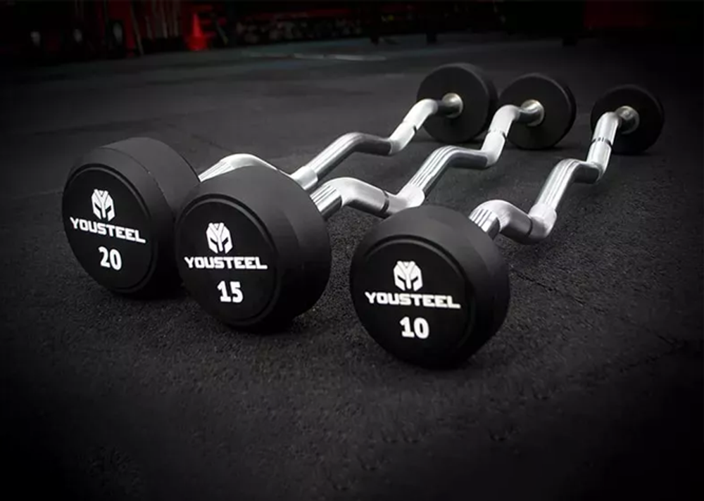 Набор изогнутых штанг 10-30кг