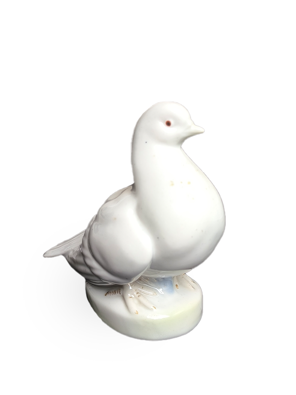 Фарфоровая статуэтка "Голубь" Гжель