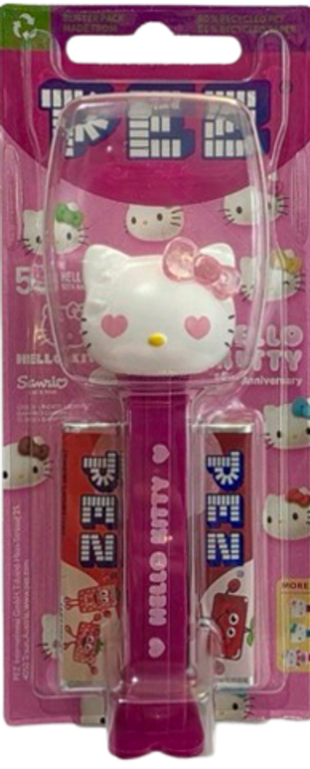 Игрушка-дозатор Hello Kitty для конфет Pez (с розовым бантиком)