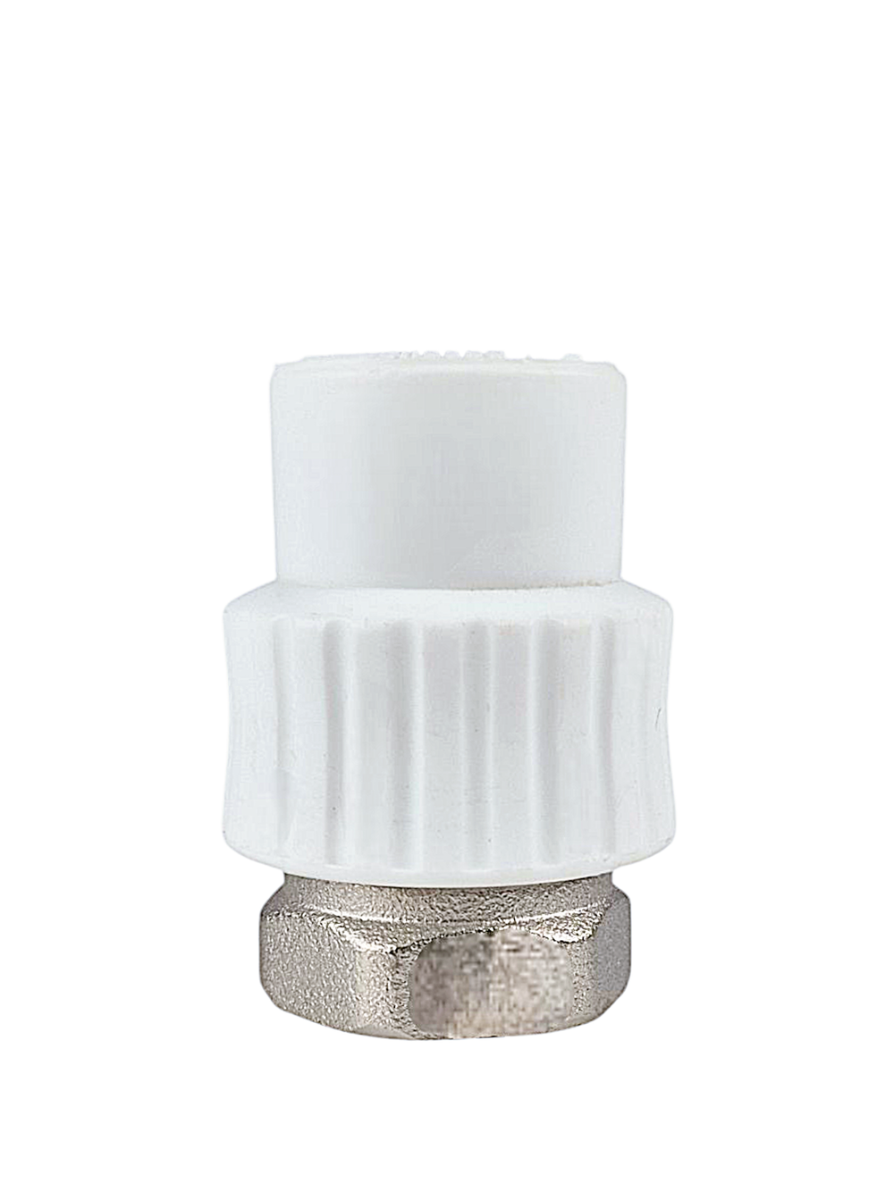 Муфта с накидной гайкой PPR 20х3/4,  белый, РТП