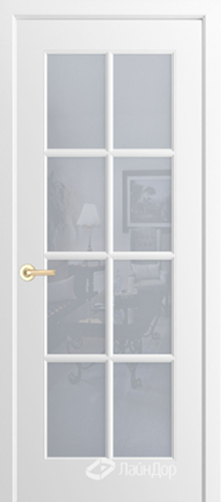 Межкомнатная дверь Аврора ФПЗ ПО (800x2000, Эмаль белая)