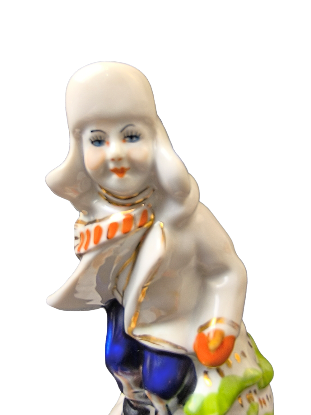 Фарфоровая статуэтка "Лыжник" (Мальчик на лыжах), Полонне ЗХК