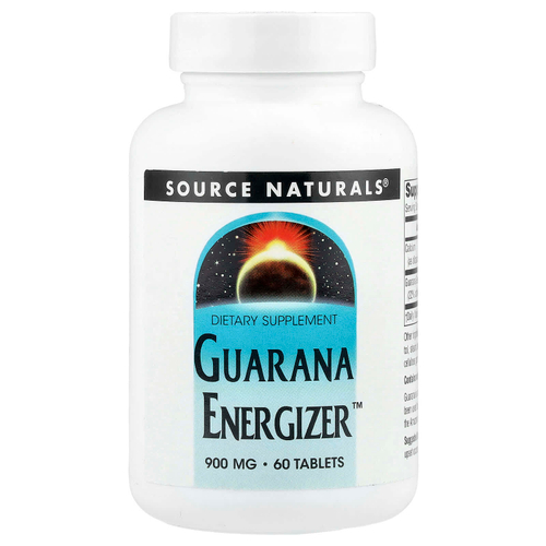 Source Naturals, Guarana Energizer™, 60 таблеток