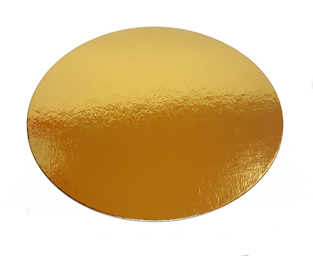 Подложка картонная 230 мм, золото (Толщина 0,8 мм)