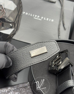 Ремень Philipp Plein Hexagon PVD Black