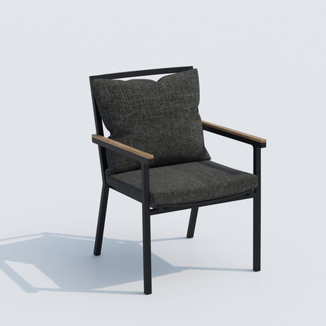 Стул Ideal Patio ФЕСТА плюс маренго - каркас карбон