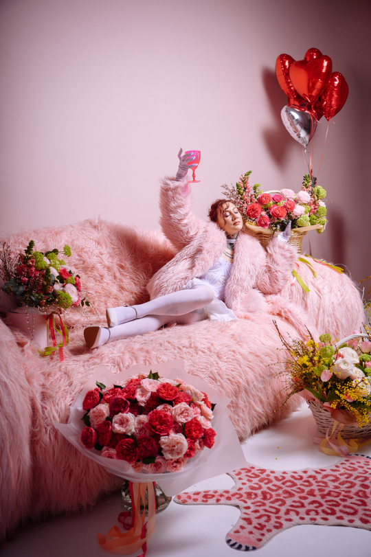 Комната цветов Барби