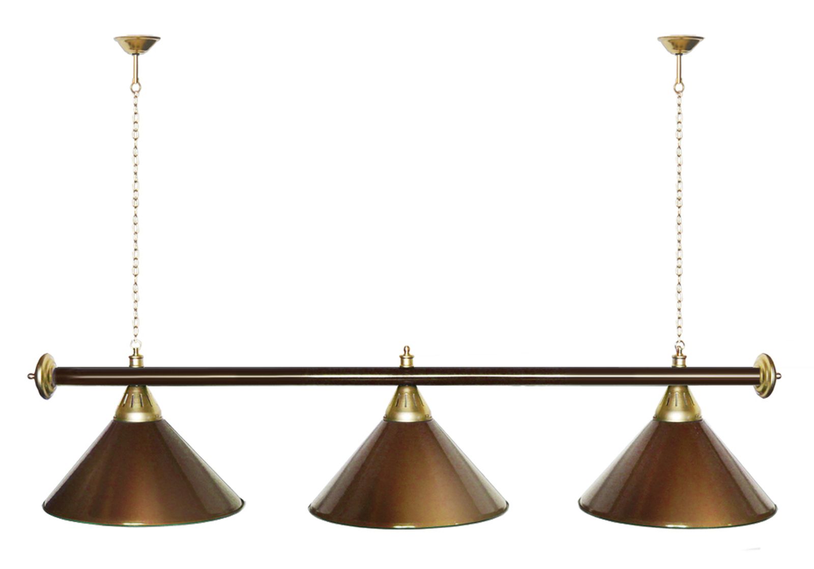 Лампа STARTBILLIARDS 3 пл. (плафоны зеленые,штанга золотая,фурнитура золото) фото №23