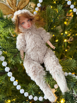 Ткань вискоза - мех для игрушек (Италия) вискоза/полиамид цена за отрез 33х50см