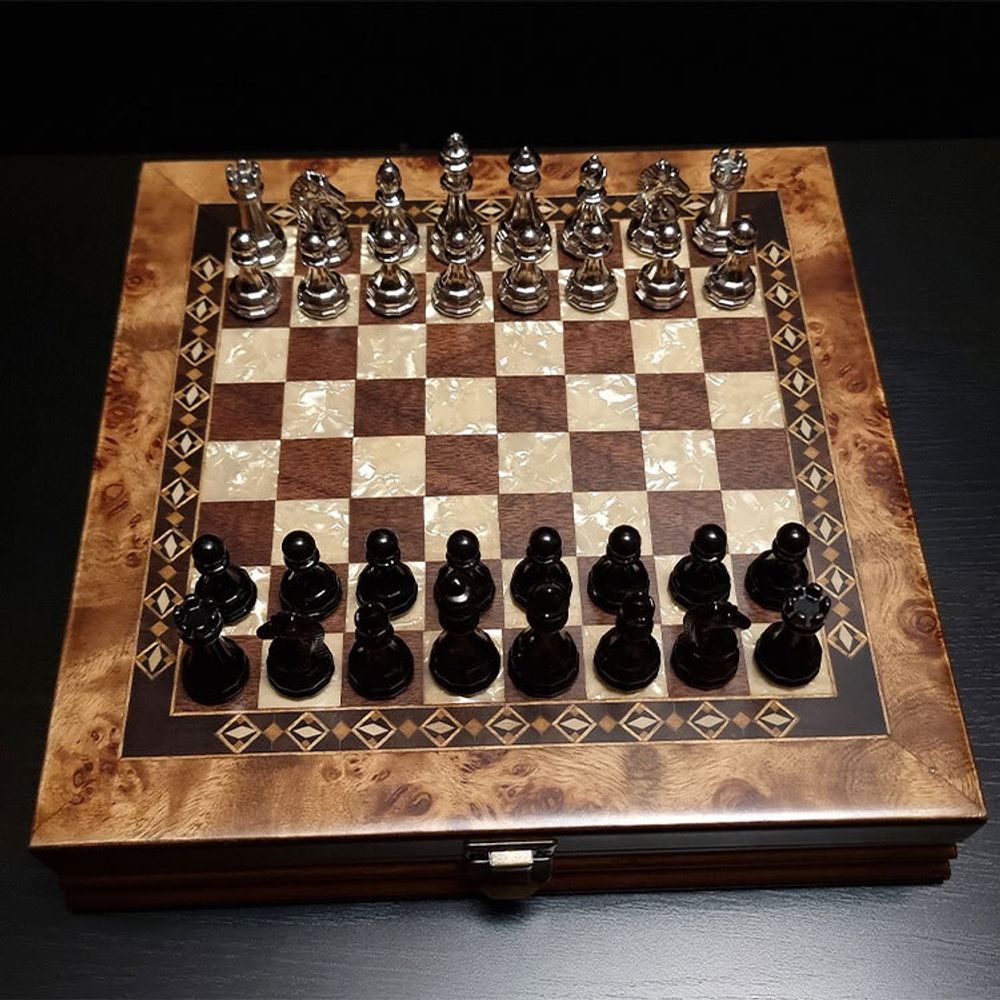 Шахматы "Престиж" малые 25х25 см (2811.MAZ.5017.BN)