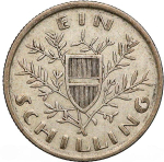 Austria, 1 Schilling, 1925 – Vienna Parliament Building, XF