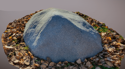 Крышка люка Камень D100x90/30 - Серый