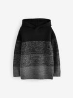 Толстовка с капюшоном для мальчика Next 969-367, Черный, Серый
