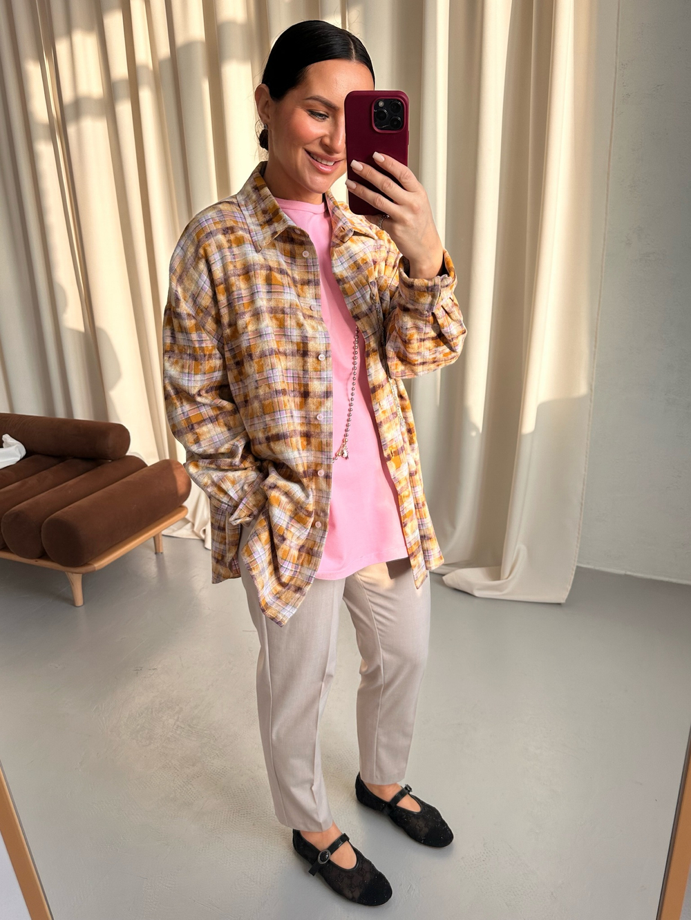 Брюки бежевые