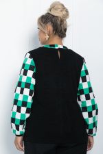 Джемпер Авива (черный/мультиколор) Б11510 LT Collection