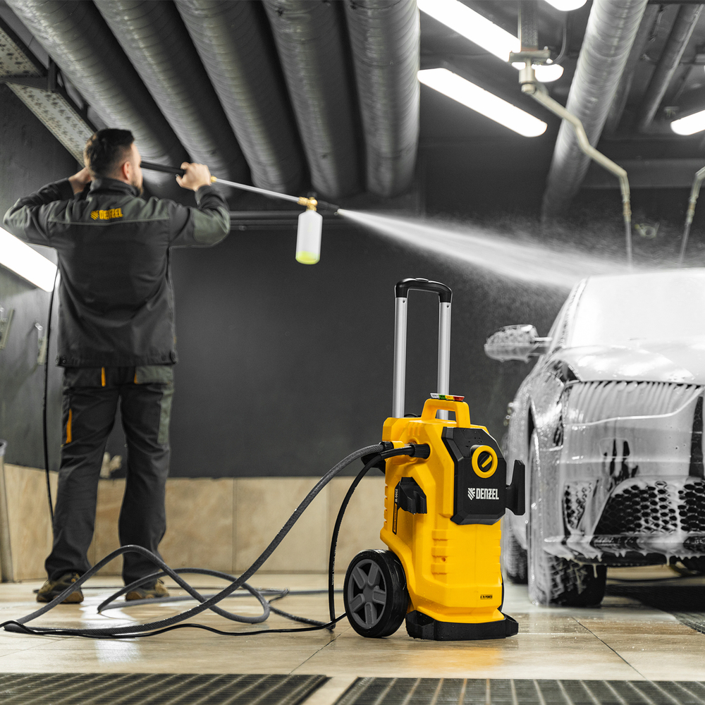 Моечная машина высокого давления K 70 Power, 2500 Вт, 180 бар, 600 л/ч, асинх. двиг.// Denzel