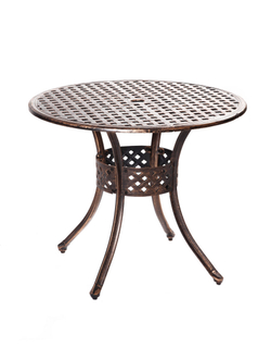 Стол из литого алюминия ЛИОН «LION» круглый D85