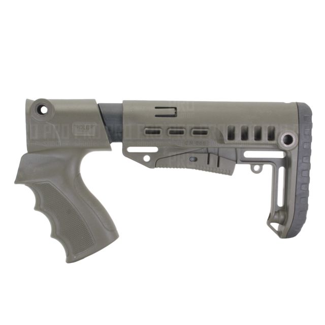 Пластиковый приклад МР-133, -153, DLG Tactical черный