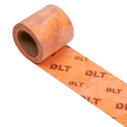 Гидроизоляционная лента DLT (оранжевая), 300 г/см , рулон 12.5 см * 10 м, арт.3574