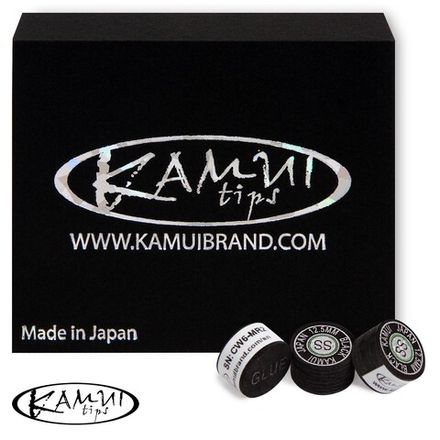 Наклейка для кия Kamui Black ø12,5мм Super Soft 1шт.