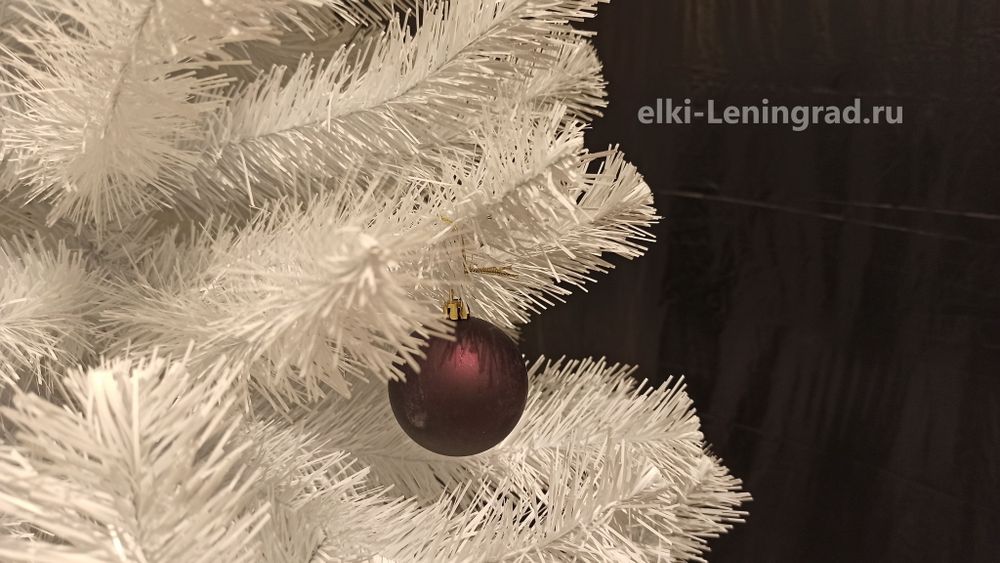 Большая белая елка «Рублевская» (белая пвх) 5 м