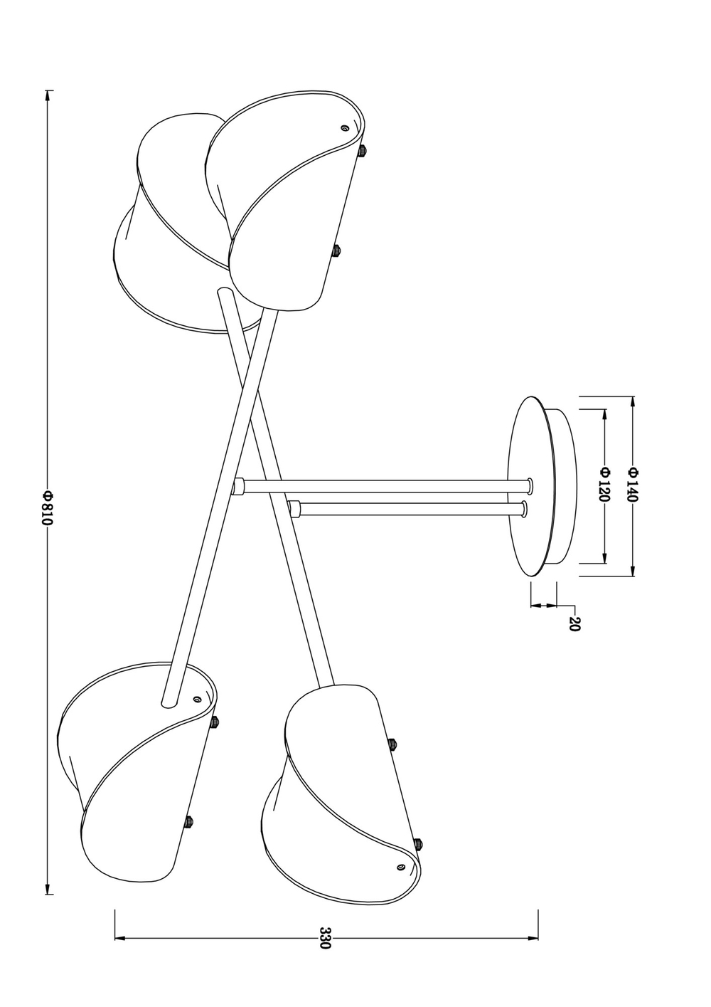 Люстра Freya FR5228PL-04C