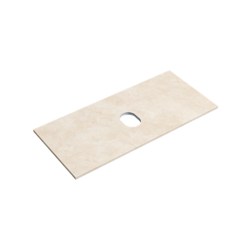 Sancos Столешница для ванной комнаты 1000х460 без отверстия под смеситель, цвет kreman, артикул TT100A2