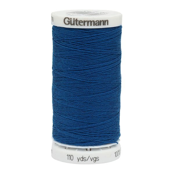 Нитки для джинсовых тканей Gutermann Denim 50 (100 метров), 5 кат. | 6756 синий