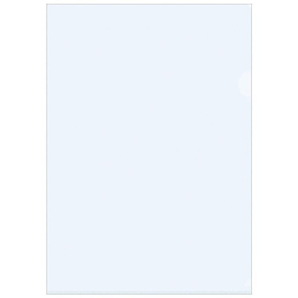 Папка-уголок А4 100мкм прозрачная бесцветная (спейс)