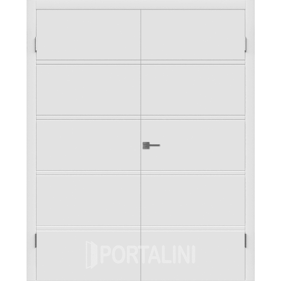 Купить Распашная двустворчатая эмаль VFD Boston Polar белая глухая