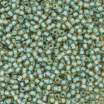 Японский бисер TOHO Round 11/0 (№952), окрашенный изнутри прозрачный