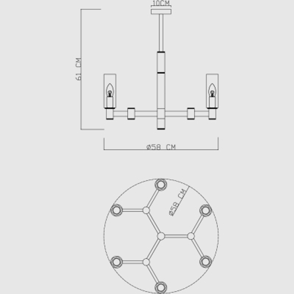 Люстра подвесная Divinare BAROLO 2654/17 LM-6