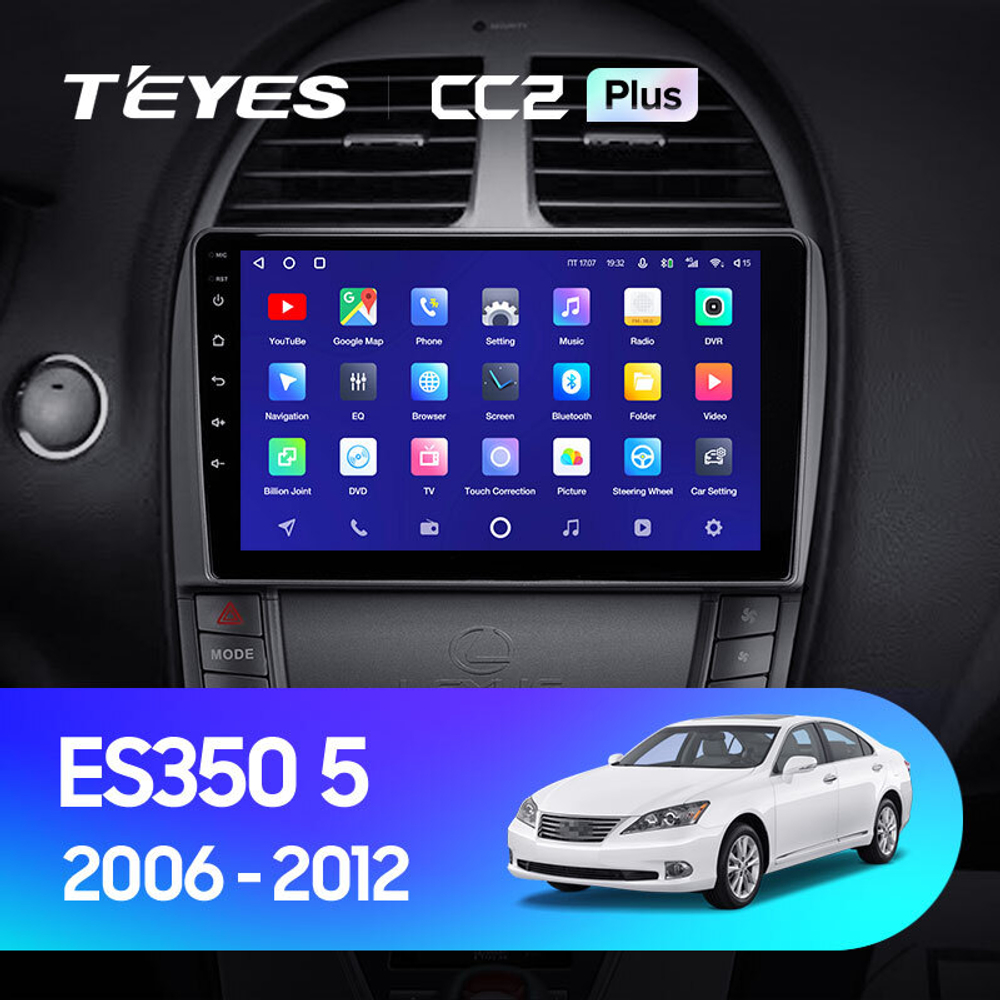 Teyes CC2 Plus 9" для Lexus ES 350 5 2006-2012