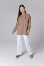 Лонслив Toccotwo Женский Ореховый