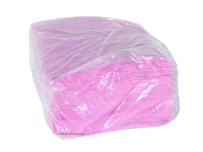 Салфетки 24*24см 50 листов розовые