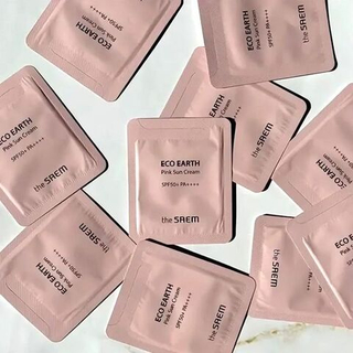 Крем солнцезащитный THE SAEM Eco Earth Pink Sun Cream SPF 50+ PA++++ 1,5 мл