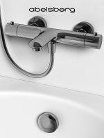 Смеситель для ванны Abelsberg Perfecta INF61101CH с термостатом цвет Глянцевый хром