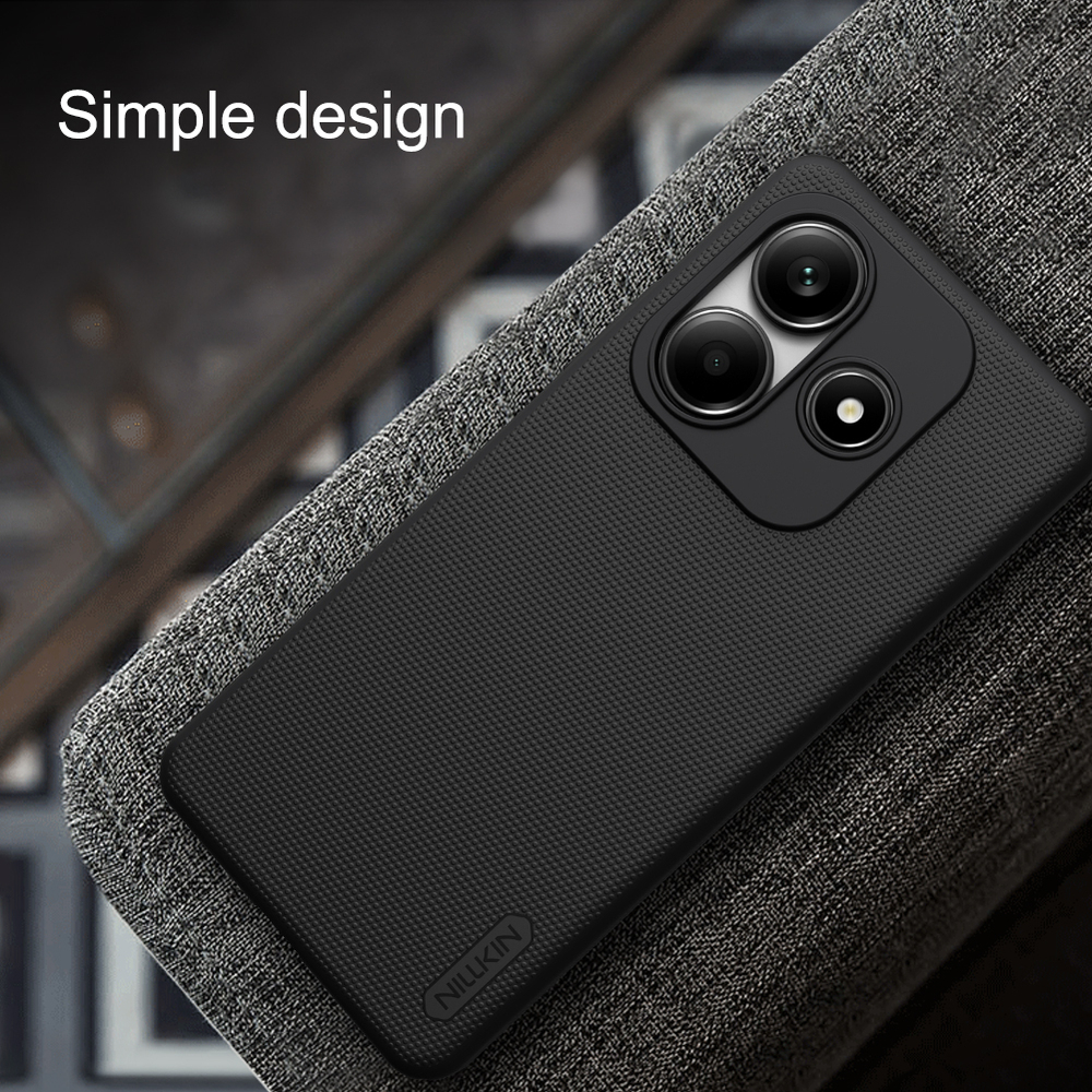 Тонкий жесткий чехол от Nillkin для смартфона Xiaomi Redmi Note 14 5G, серия Super Frosted Shield