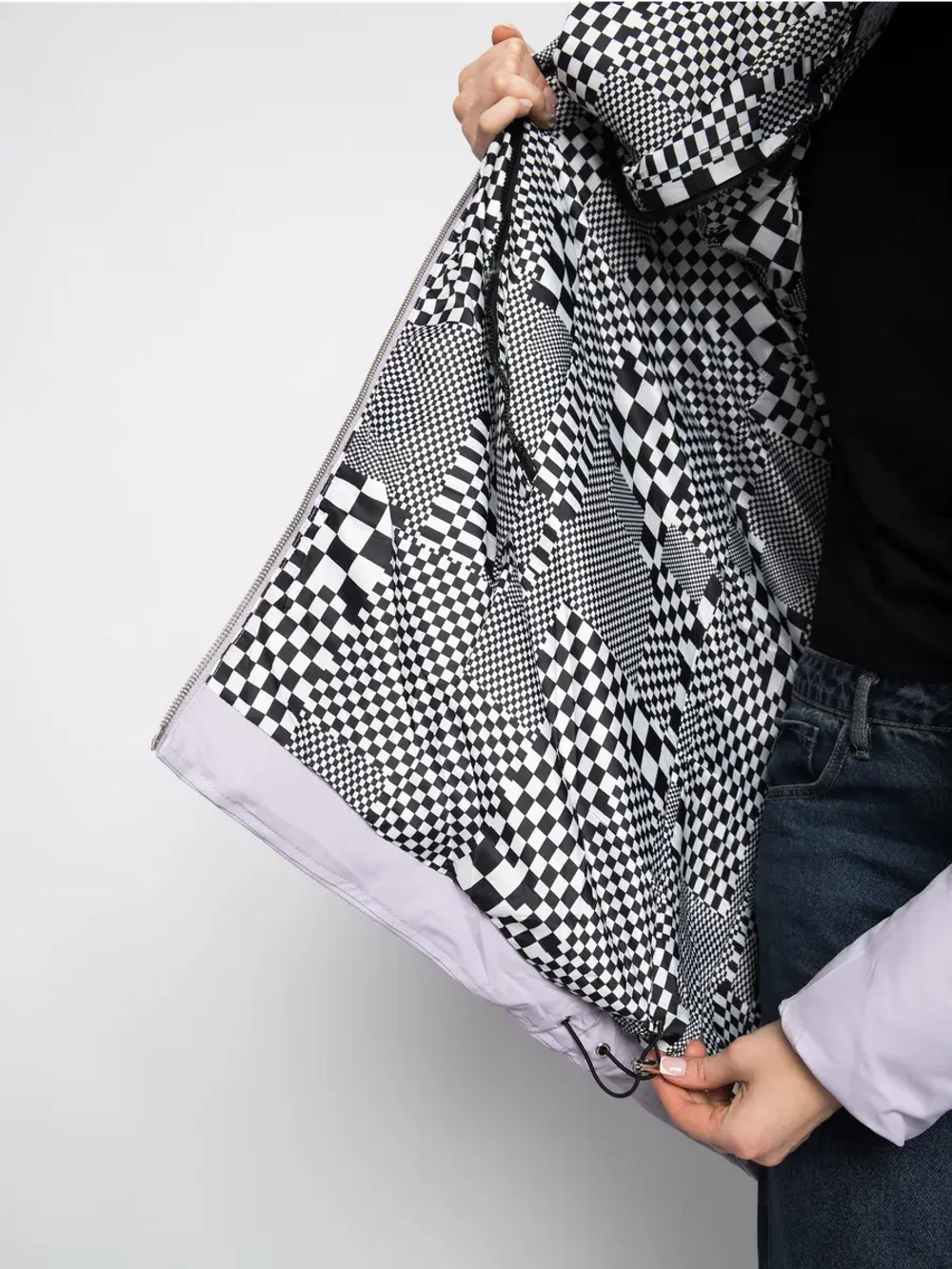 Куртка зимняя удлиненная с капюшоном