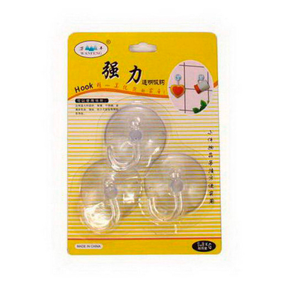 Крючки самоклеющиеся WF-058 на блистере, 3 шт. (440-031)