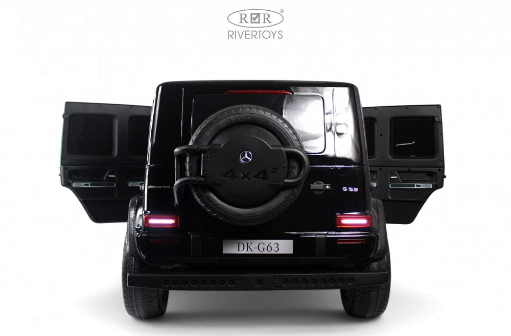 Детский электромобиль RiverToys Mercedes Benz G63 Y777YY BLACK-GLANEC/черный глянец