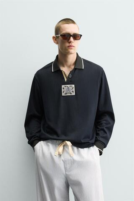ZARA ТЕХНИЧЕСКОЕ ПОЛО ENGLAND 66 FIFA WORLD CUP™ FIFA CLASSICS, МОРСКОЙ СИНИЙ
