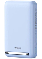 Внешний аккумулятор Wiwu Wi-P043 Magnetic Power Bank 10000 mAh 20W, Голубой