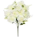 Искусственные цветы «Букет Гвоздик» 48см 10 цветков белый