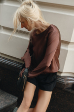 Лонгслив из модала brwn