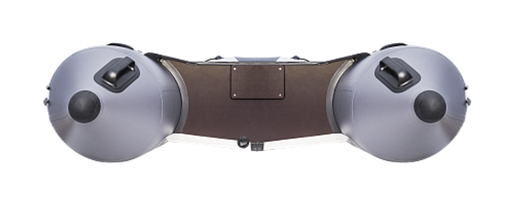 Лодка ПВХ Ривьера Компакт 3600 СК «Комби» светло-серый/графит