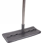 Швабра с насадкой из микрофибры на липучке силиконовое основание