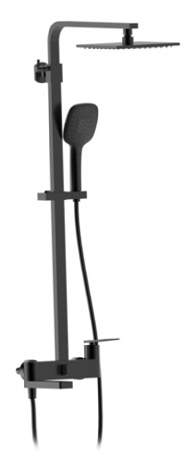 07061-C Душевая система од. пов. (ЧЕРНАЯ)  GANZER  (4/1шт)